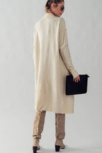 Load image into Gallery viewer, Jessica Long Knit Cardigan w/ Thumbhole
