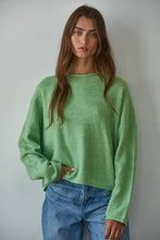 Load image into Gallery viewer, Knit Sweater Rolled Round Neck Pullover
