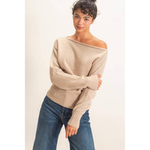 Load image into Gallery viewer, Off The Shoulder Sweater Top
