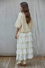 Load image into Gallery viewer, Kelly Knit Sweater Quarter Sleeve Button Up Cardigan~ also in Navy
