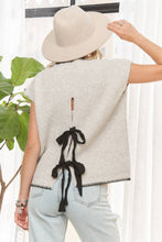Load image into Gallery viewer, Hill Top Ribbon back Sweater
