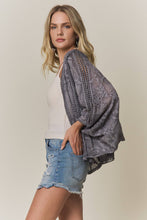 Load image into Gallery viewer, Embroidered Kimono Cardigan
