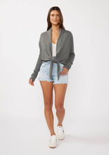 Load image into Gallery viewer, Waffle Tie Front Cardigan
