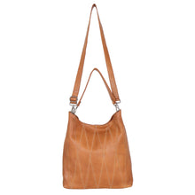 Load image into Gallery viewer, Bree Diamond Leather Shoulder Bag~ now in Cognac

