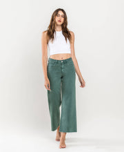 Load image into Gallery viewer, Heather High Rise Crop Wide Leg
