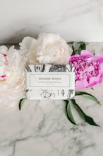 Load image into Gallery viewer, Vintage Peony Shea Butter Soap - Bath Bar
