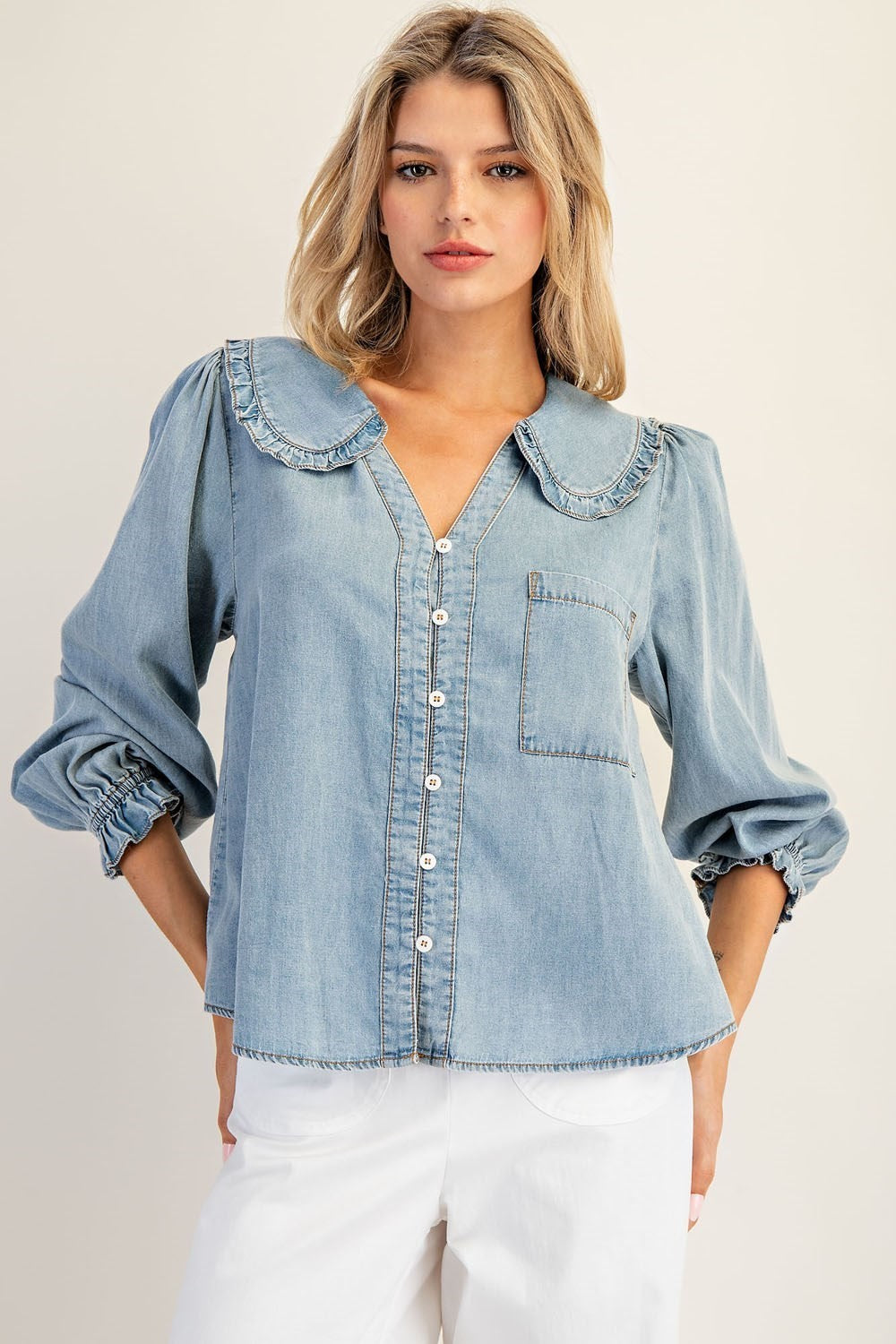 Jane Mineral Wash Blouse