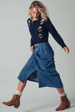 Load image into Gallery viewer, Newport Button-Front Denim Skirt
