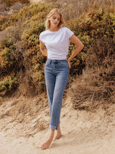 Load image into Gallery viewer, Lovervet by Vervet High Rise Cuffed Boyfriend Jeans~ arriving 7/31
