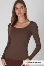 Load image into Gallery viewer, Nikibiki Long Sleeve Scoop Neck Top~ back in September!
