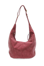 Load image into Gallery viewer, Black Rochelle Faux Suede Large Crescent Hobo~ several colors
