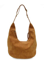Load image into Gallery viewer, Black Rochelle Faux Suede Large Crescent Hobo~ several colors
