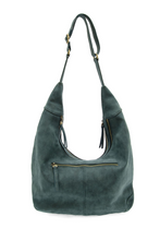 Load image into Gallery viewer, Black Rochelle Faux Suede Large Crescent Hobo~ several colors
