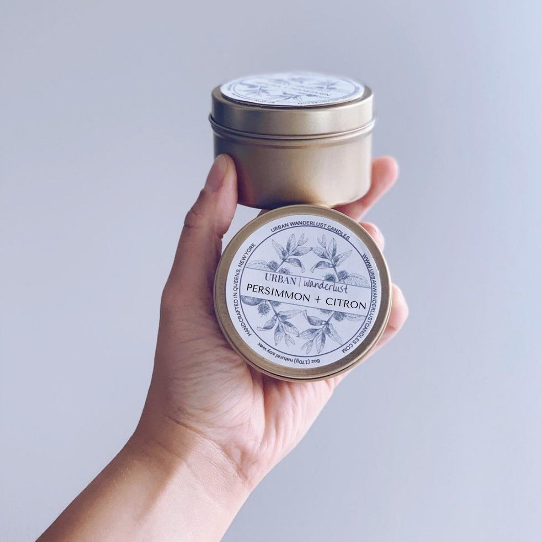 Urban Wanderlust Soy Candles Tins~ in many scents