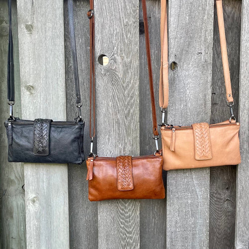 Malabar leather crossbody
